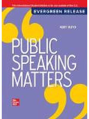 Preview of eBook PDF ISE Public Speaking Matters 2026 Evergreen Release By Kory Floyd
