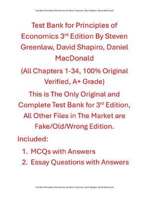 Preview image for Test Bank Principles of Economics 3rd Edition By Steven Greenlaw, David Shapiro, Daniel MacDonald (OpenStax)
