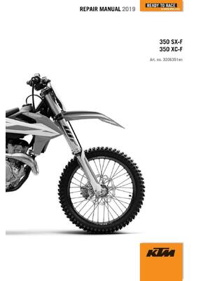 Preview of 2019 KTM 350 SX-F 350XC-F Service repair manual