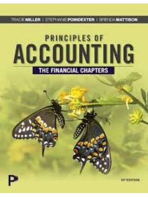 Preview of Solutions Manual for Principles of Accounting The Financial Chapters 15th Edition By Traci
