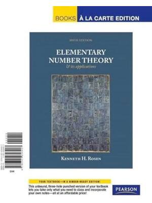 Preview of Solutions Manual Elementary Number Theory and Its Application 6th Edition By Kenneth Rosen