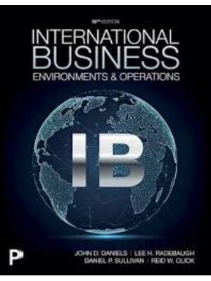 Preview of Instructor Manual For International Business 18th Edition By John Daniels, Lee Radebaugh,