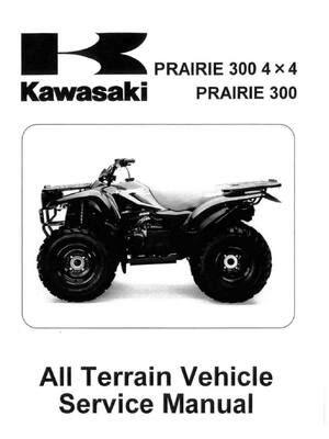 Preview of 1999-2002 Kawasaki Prairie 300 4X4 ( KVF300 ) ATV Service Manual