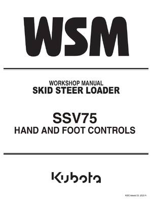 Preview of Kubota SSV75 Skid Steer Loaders Workshop Service Repair Manual