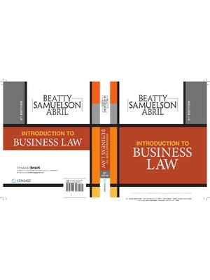 Preview of eBook [PDF] Introduction to Business Law 6th Edition By Jeffrey F. Beatty, Susan S. Samuel