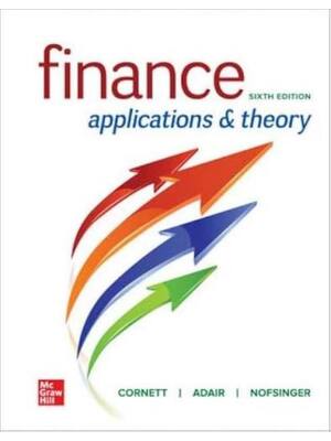Preview of Test Bank for Finance Applications and Theory 6th Edition By Marcia Millon Cornett, Troy A