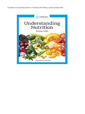 Preview image for Complete Test bank for Understanding Nutrition 17th Edition Ellie Whitney and Sharon Rady Rolfes All Chapters! ALREADY RATED A+ 100% CORRECT ANSWERS
