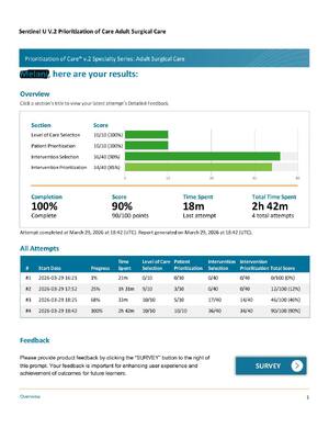 Preview image for NURS FPX Sentinel U V.2 Prioritization of Care Adult Surgical Care! ALREADY RATED A+