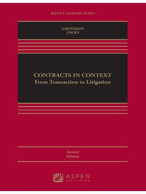 Preview image for eBook PDF (EPUB) Contracts in Context From Transaction to Litigation 2nd Edition By Grossman Zacks