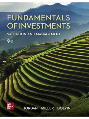 Preview of eBook PDF Fundamentals of Investments 9th Edition By Bradford Jordan, Thomas Miller, Steve