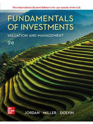 Preview of eBook ISE PDF Fundamentals of Investments 9th Edition By Bradford Jordan, Thomas Miller, S