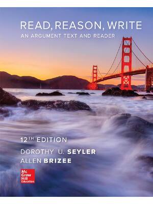 Preview of eBook PDF Read, Reason, Write An Argument Text and Reader 12th Edition By Dorothy Seyler,
