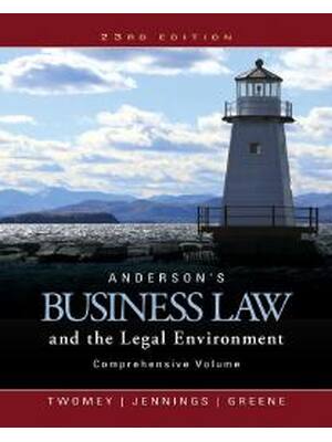 Preview of eBook PDF Anderson’s Business Law and the Legal Environment Comprehensive Volume 23rd Edit