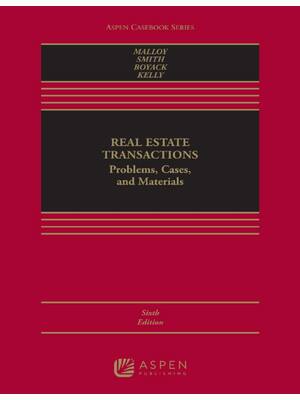 Preview of eBook EPUB PDF Real Estate Transactions Problems, Cases, and Materials 6th Edition By Mall