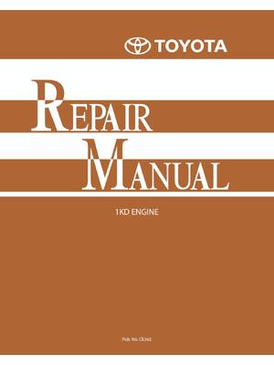 Preview image for TOYOTA 1KD ENGINE SERVICE REPAIR SHOP MANUAL