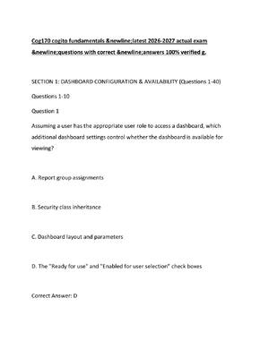 Preview of Cog170 cogito fundamentals &newline;latest 2026-2027 actual exam &newline;questions with c