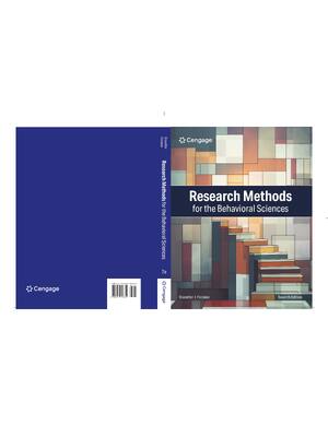 Preview of eBook PDF Research Methods for the Behavioral Sciences 7th Edition By Frederick Gravetter,