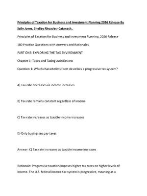 Preview of Principles of Taxation for Business and Investment Planning 2026 Release By Sally Jones