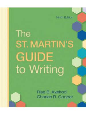 Preview of eBook PDF The St. Martin's Guide to Writing 9th Edition By Rise Axelrod, Charles Cooper