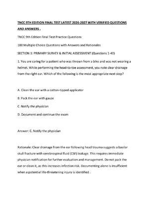 Preview of TNCC 9TH EDITION FINAL TEST LATEST 2026-2027 WITH VERIFIED QUESTIONS AND ANSWERS .