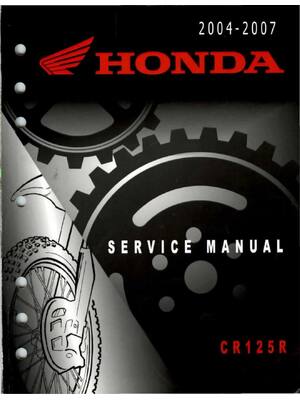 Preview of 2004-2007 Honda CR125R ( CR 125 R ) Complete Service Manual