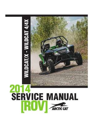 Preview of 2014 WildCat, WildCat X, WildCat 4X Service Repair Manual