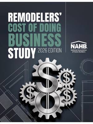 Preview of eBook PDF Remodelers' Cost of Doing Business, 2026 Edition By NAHB Remodelers