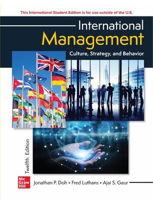 Preview of International Management Culture Strategy and Behavior 12th Edition By Fred Luthans, Jonat
