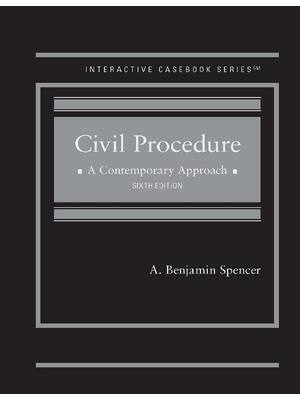 Preview of Civil Procedure A Contemporary Approach 6th Edition By Benjamin Spencer eBook PDF