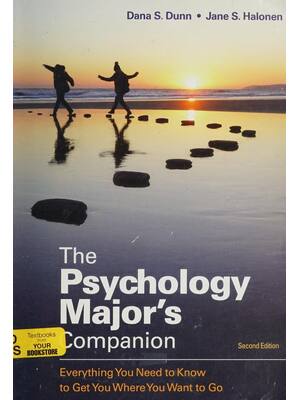 Preview of eBook(scan copy)  The Psychology Major's Companion, Everything You Need to Know to Get You