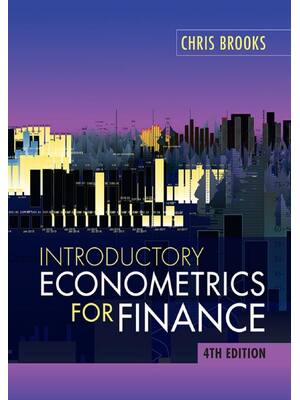 Preview of eBook [PDF] Introductory Econometrics for Finance 4th Edition By Chris Brooks