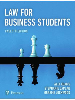 Preview of eBook [PDF] Law for Business Students 12th Edition By Alix Adams, Stephanie Caplan and Gra