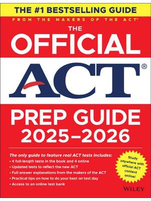 Preview of The Official ACT Prep Guide 2025-2026 By ACT, Barry Abrams