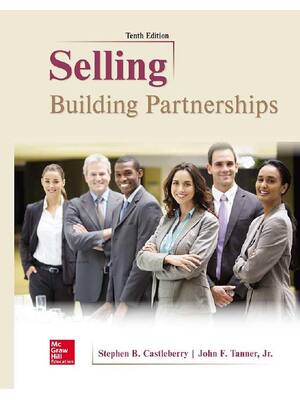Preview of Selling Building Partnerships 10th Edition By Stephen Castleberry, John Tanner