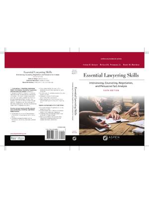 Preview of eBook PDF Essential Lawyering Skills Interviewing, Counseling, Negotiation, and Persuasive
