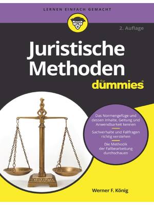 Preview of Juristische Methoden für Dummies 1st By Werner König