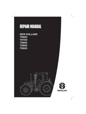 Preview of New Holland TD60D TD70D TD80D TD90D TD95D Tractors Service Repair Manual