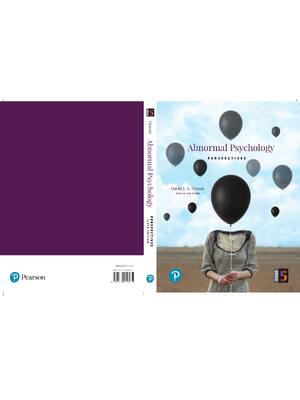 Preview of Abnormal Psychology Perspectives 6th Edition By David J.A. Dozois eBook PDF