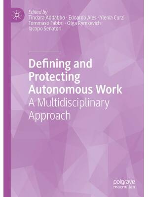 Preview of Defining and Protecting Autonomous Work A Multidisciplinary Approach 1st Edition By Addabb