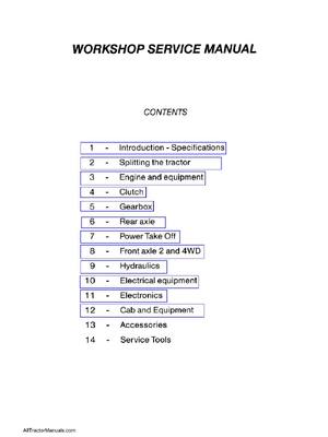 Preview of Massey Ferguson 6100 6110 6120 6130 6140 6150 6160 6170 6180 Tractor Repair Service Manual