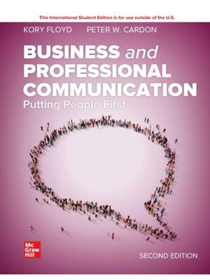 Preview of Business and Professional Communication Putting People First 2nd Edition By Kory Floyd, Peter Cardon eBook PDF