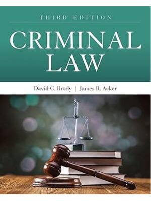Preview of Criminal Law 3rd Edition By David Brody, James Acker eBook PDF