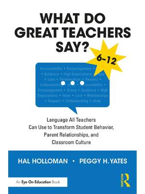 Preview of eBook What Do Great Teachers Say Language All Teachers Can Use to Transform Student Behavior 1st Edition By Hal Holloman