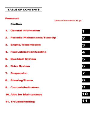Preview of 2007 Arctic Cat 400 500 650 700 Service Repair Manual