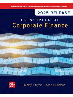 Preview of Principles of Corporate Finance 2025 Release By Richard Brealey, Stewart Myers, Franklin A