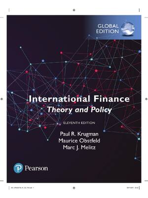 Preview of International Finance Theory and Policy 11Th Global Edition By Krugman, Paul R,  Melitz, M