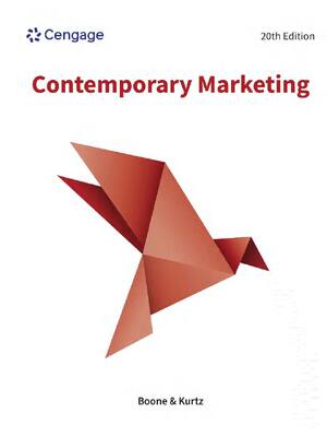 Preview of Contemporary Marketing 20th Edition By Louis Boone, David Kurtz