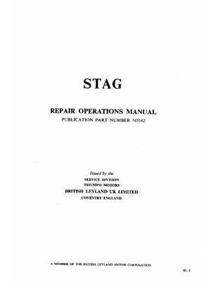 Preview of TRIUMPH STAG FACTORY WORKSHOP MANUAL