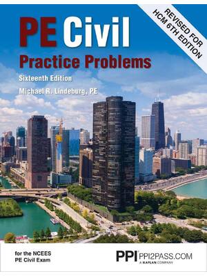 Preview of EPUB PPI PE Civil Practice Problems 16th Edition By Michael R. Lindeburg PE