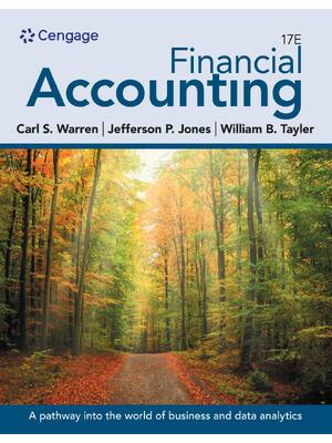 Preview of Financial Accounting 17th Edition By Carl Warren, William Tayler